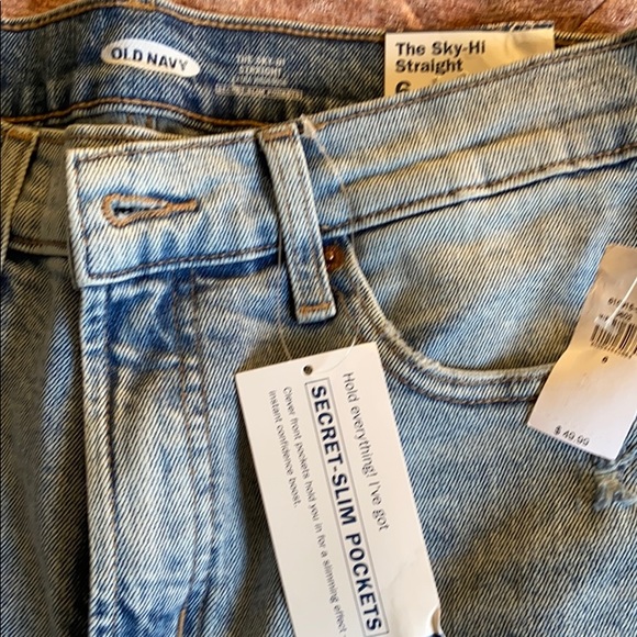 Old Navy Sky-Hi Straight Jeans Brand New - Picture 2 of 5